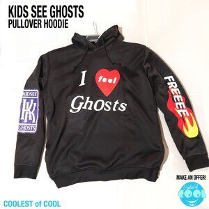 Kids See Ghosts Hoodie size 4XL I See Ghosts Camp Flog Gnaw reprint NWT